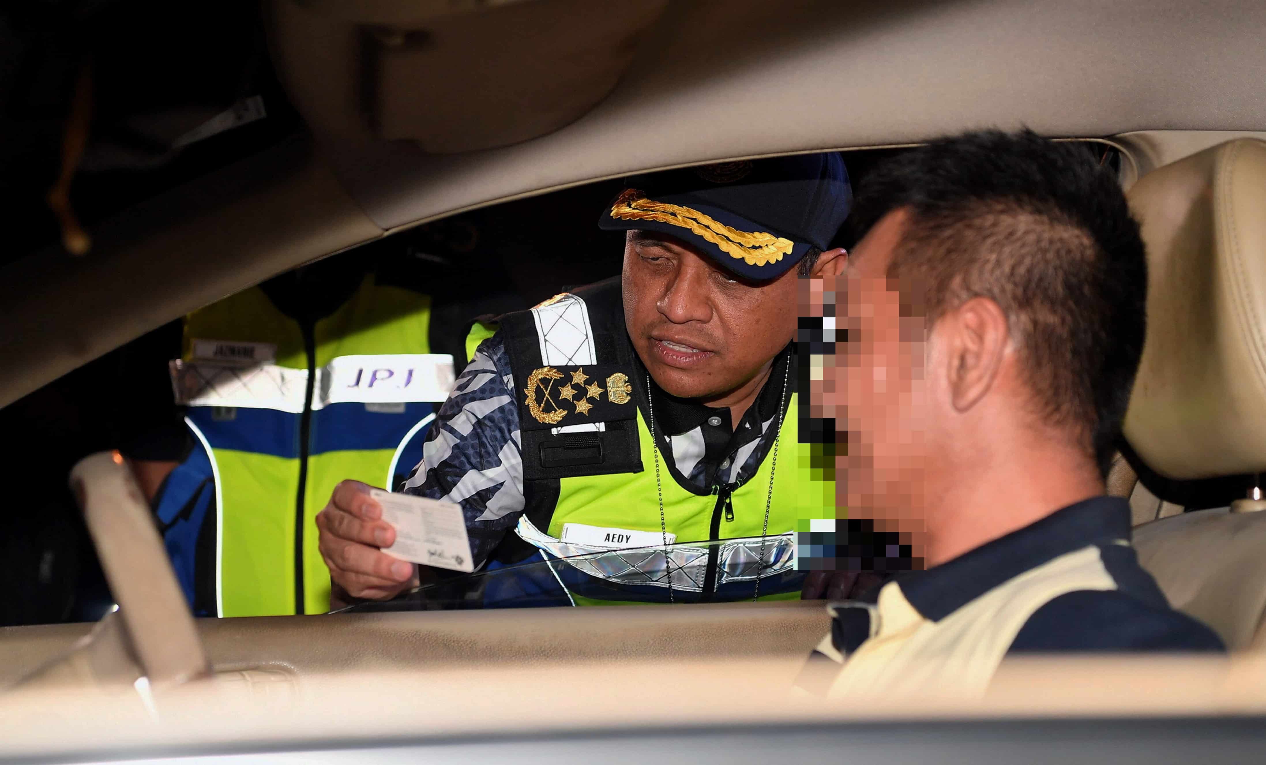 MYJPJ接6687交通违规投报   开斋节期间发逾6万张传票