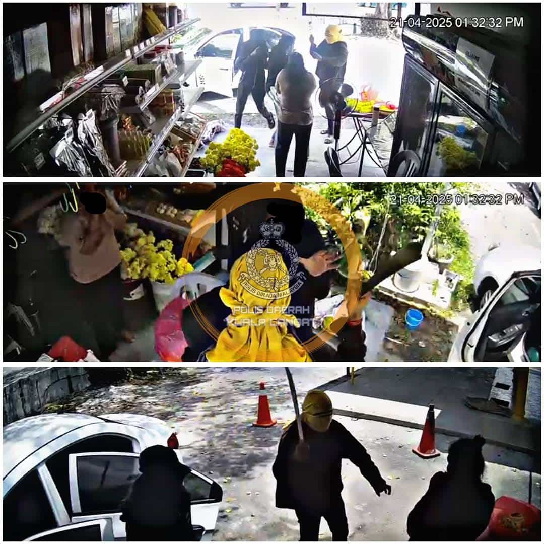 Polis buru lelaki kes samun rantai emas bersenjata parang
