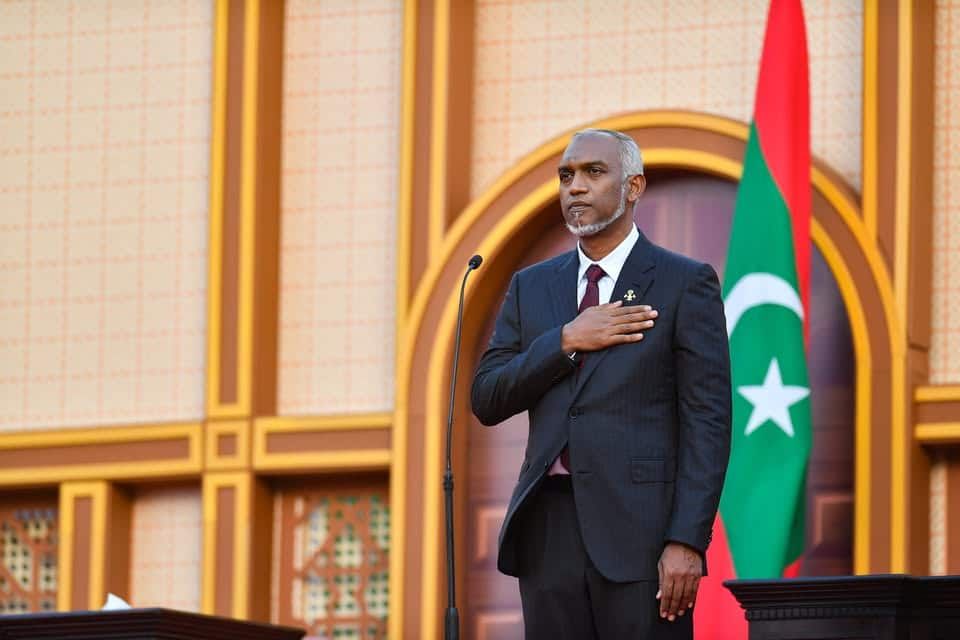 马尔代夫总统首次官访我国 审视双边关系探讨深入合作