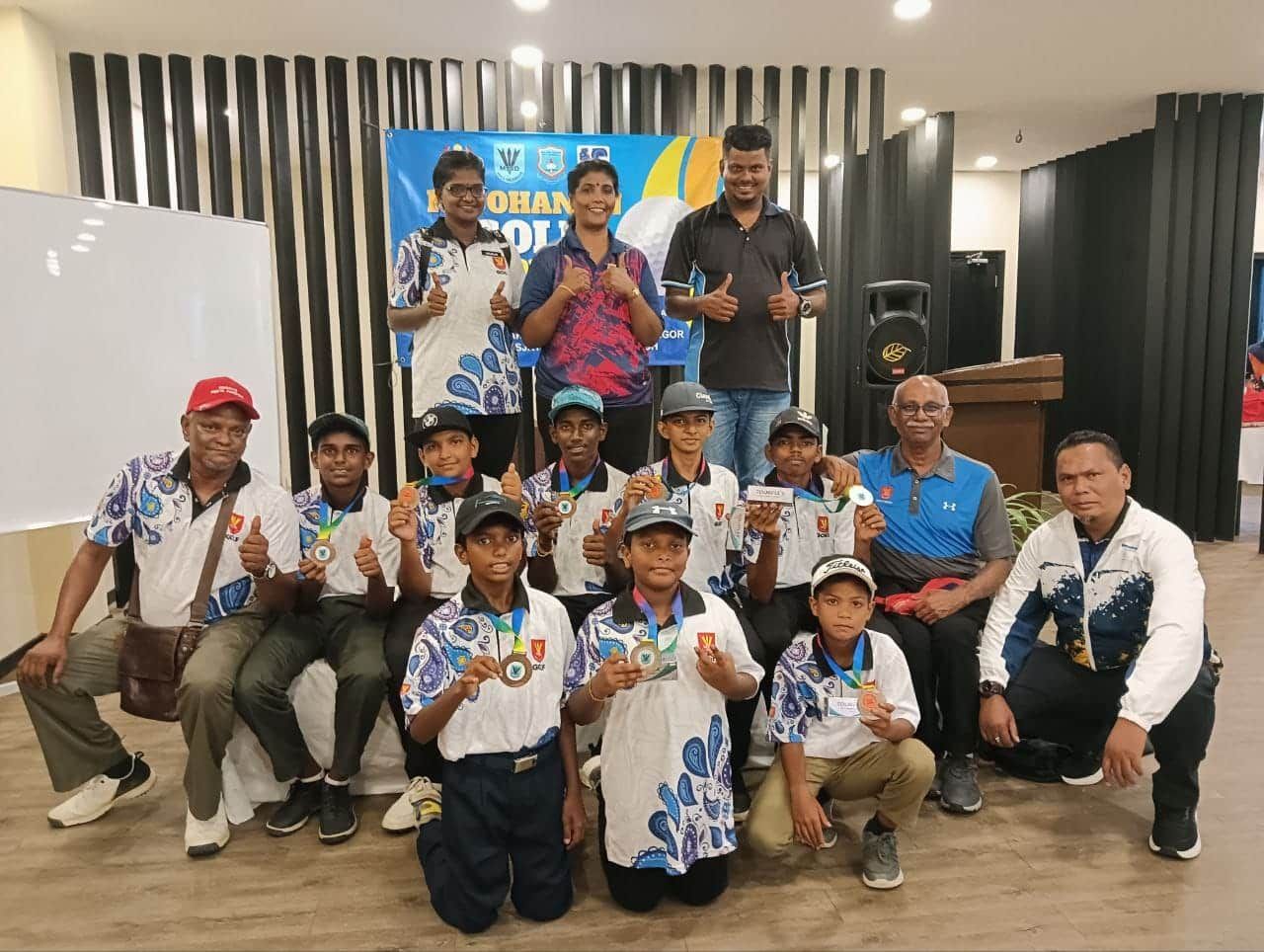 உலு சிலாங்கூர் மாவட்ட கோல்ப் போட்டியில் மைகீத்தா ஆசிரம குருகுல மாணவர்கள் சாதனை