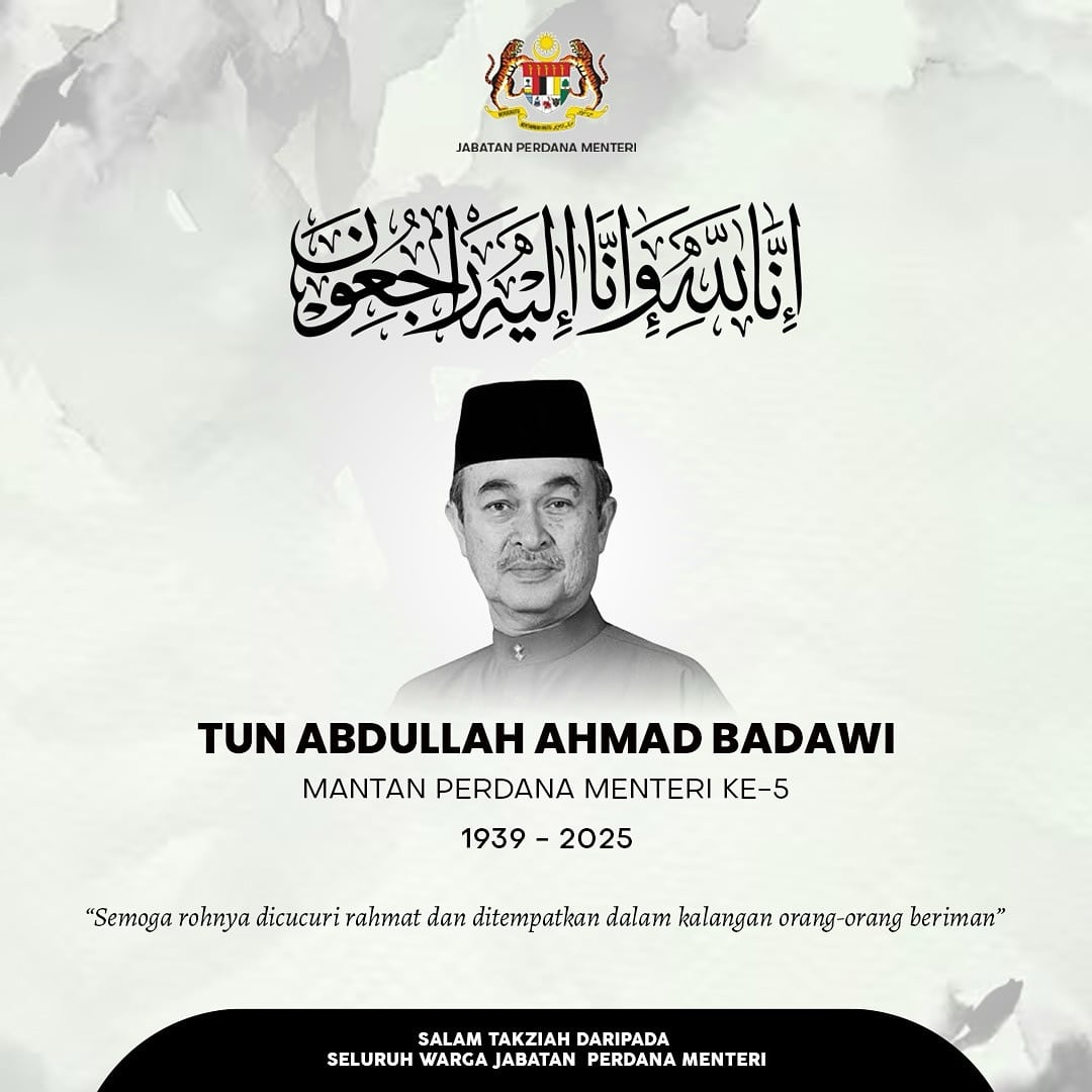 Tun Abdullah diberi istiadat Pengebumian Negara