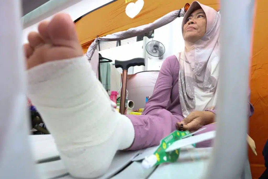 【天然气管爆炸】为救孙儿奋不顾身　63岁祖母火海中跳河救人