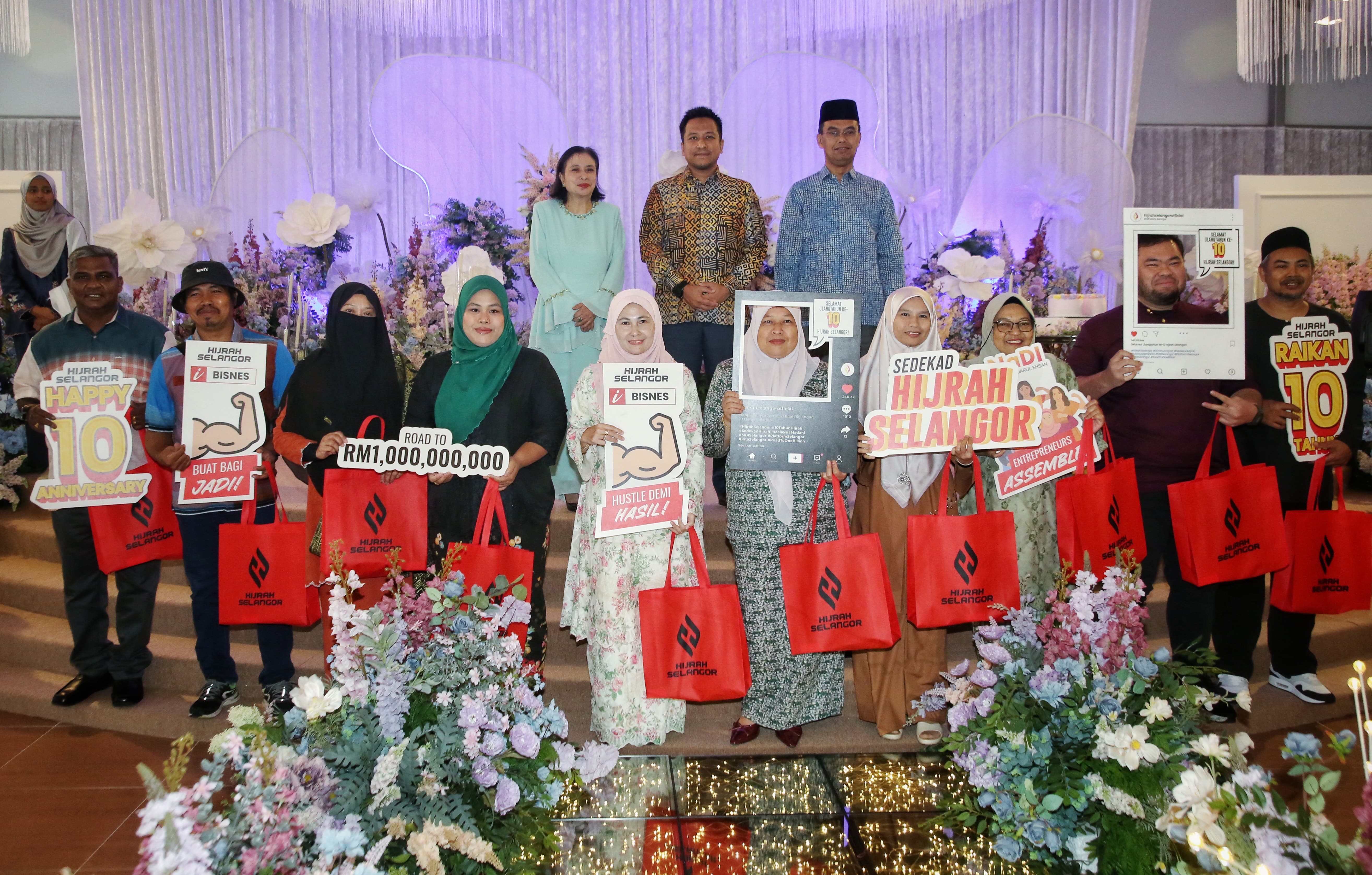 Hijrah Selangor salur hampir RM1 bilion, bantu 61,000 usahawan tingkat niaga