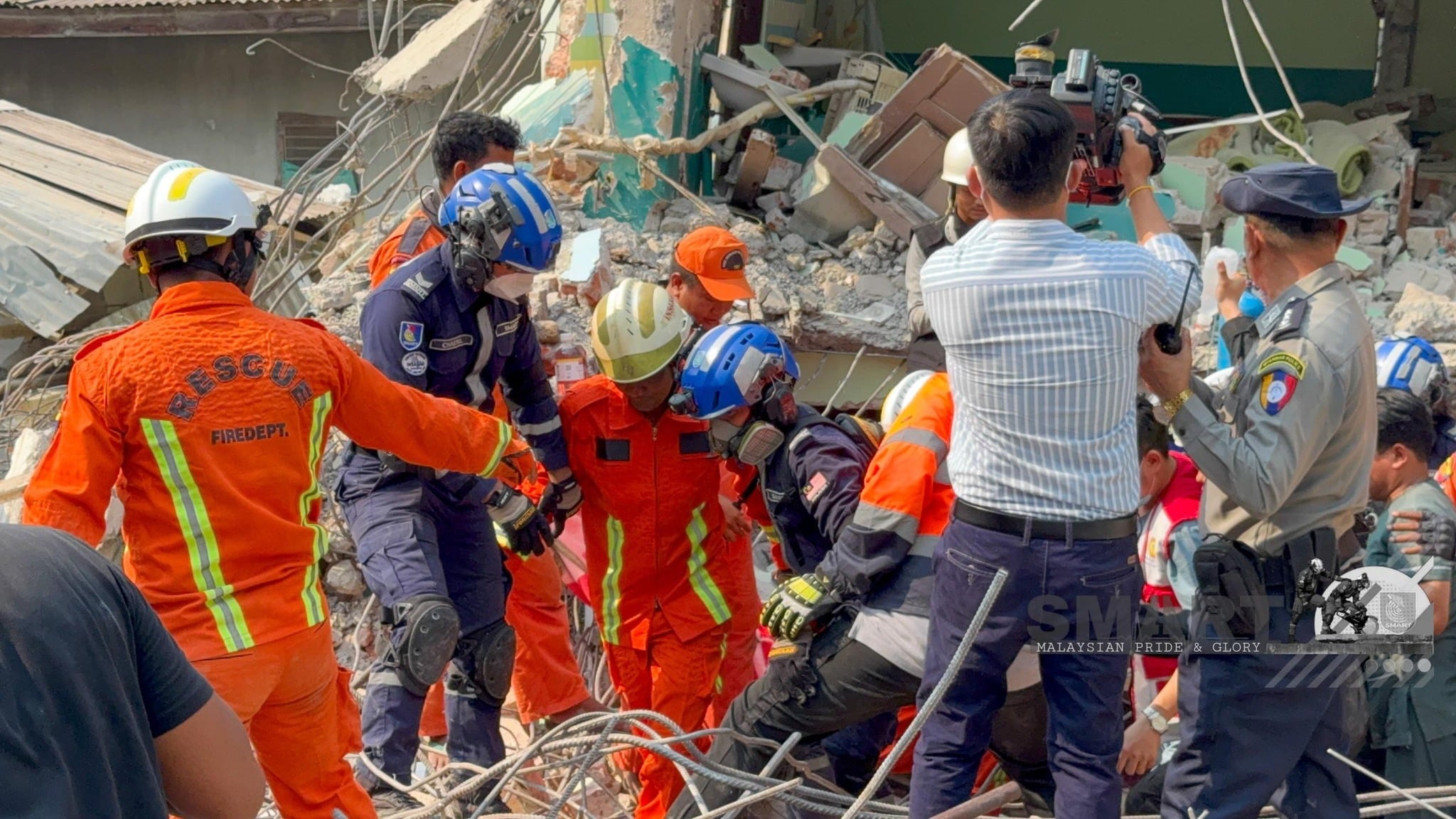 Myanmar earthquake: SMART removes eight victims from rubble as SAR enters fifth day