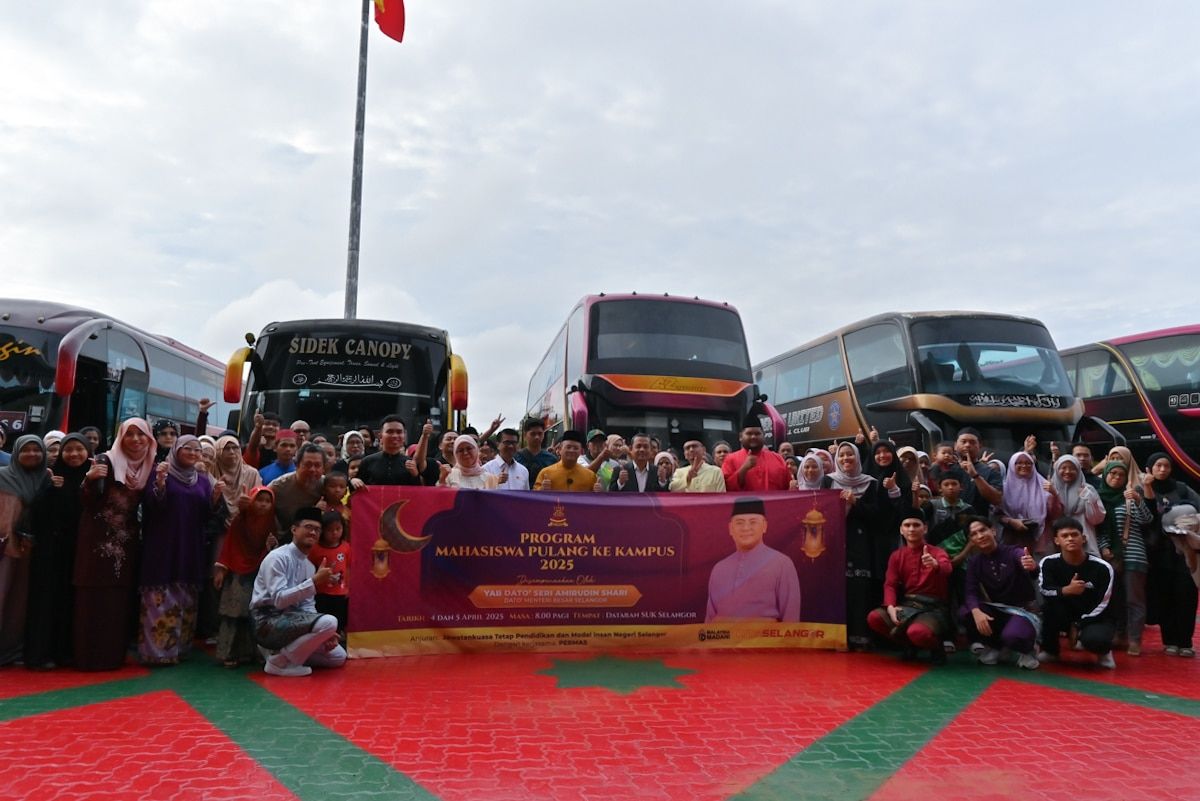 Mahasiswa terharu inisiatif Selangor sedia bas percuma pulang ke kampus