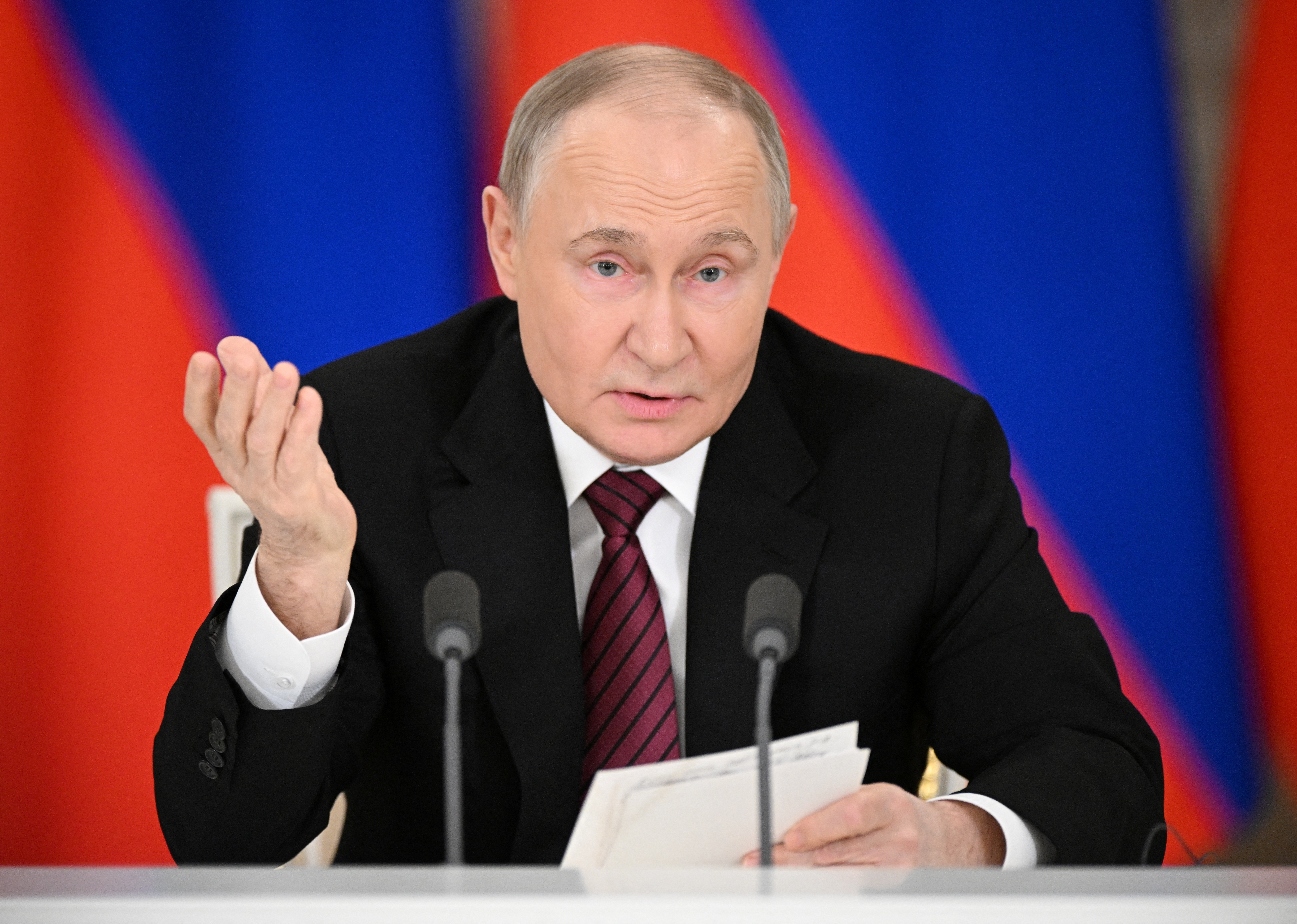 Putin proposes direct peace talks with Ukraine after three years of war