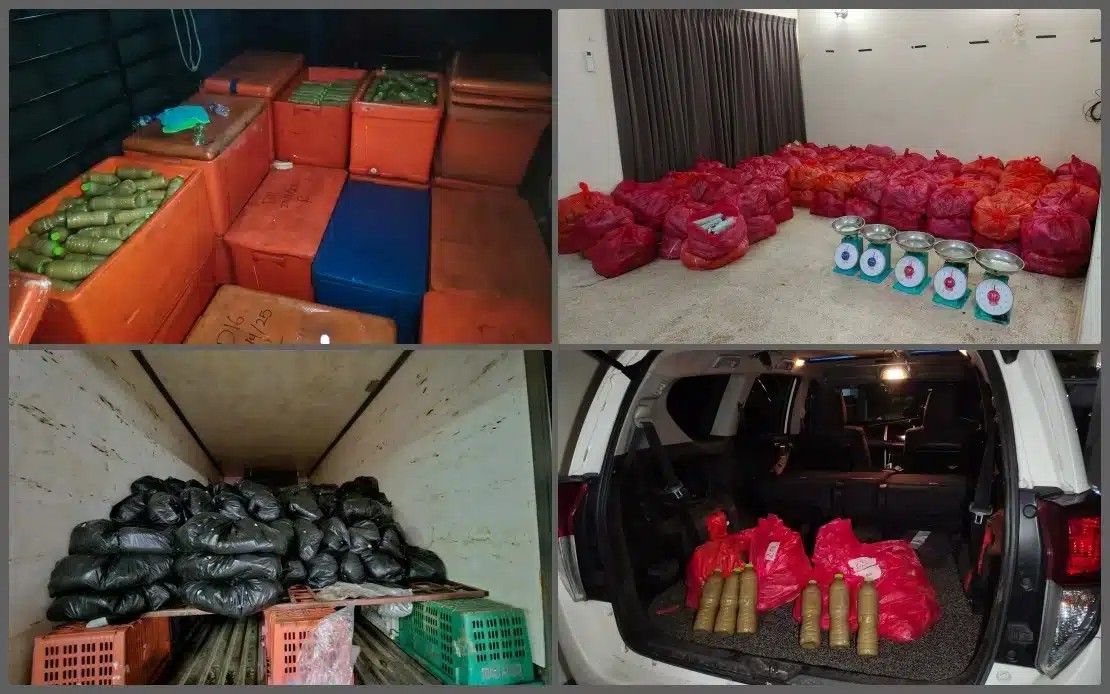 涉嫌走私及贩卖哥冬水   8男子雪隆区被捕