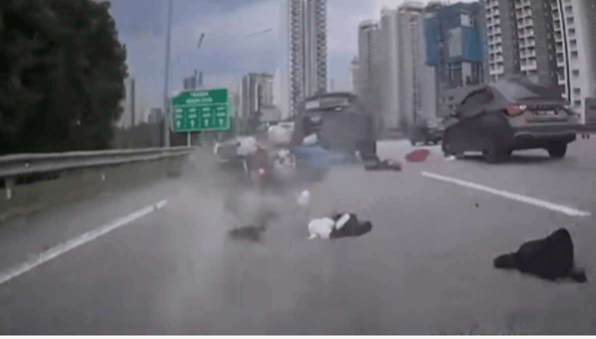 撞伤骑重型摩托夫妇 四驱车司机遭警延扣两日