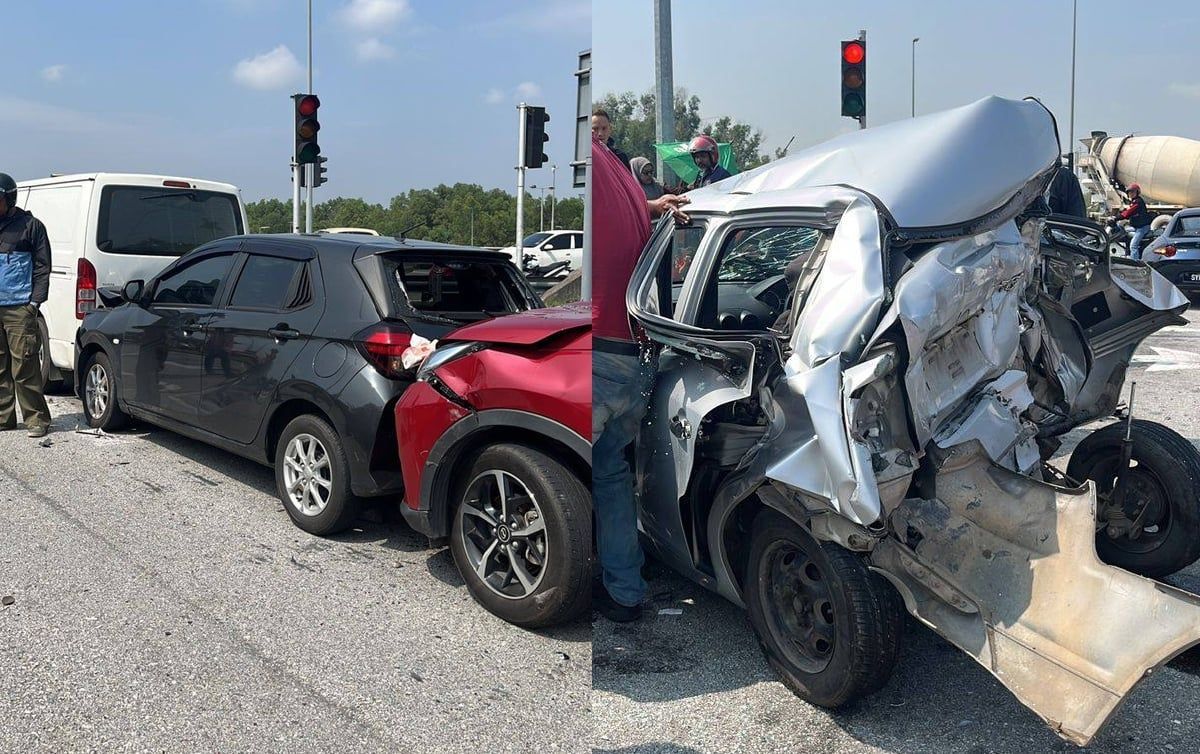 罗里疑失控猛撞5车.母女重伤 31岁罗里司机被捕