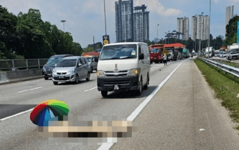 வேனில் இருந்து குதித்த பெண் மரணம்