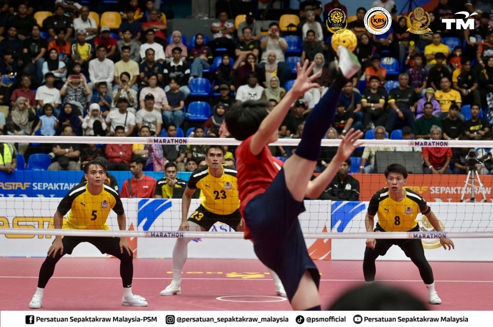 Piala Asia: Malaysia juara kumpulan acara regu berpasukan sepak takraw