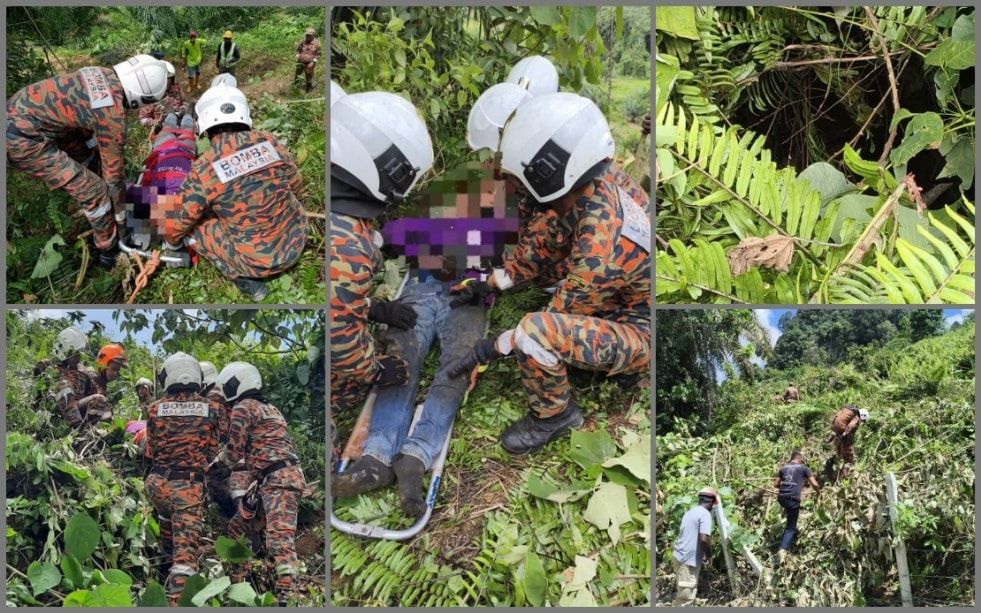 承包商工人坠9米坑洞  幸及时救起负伤