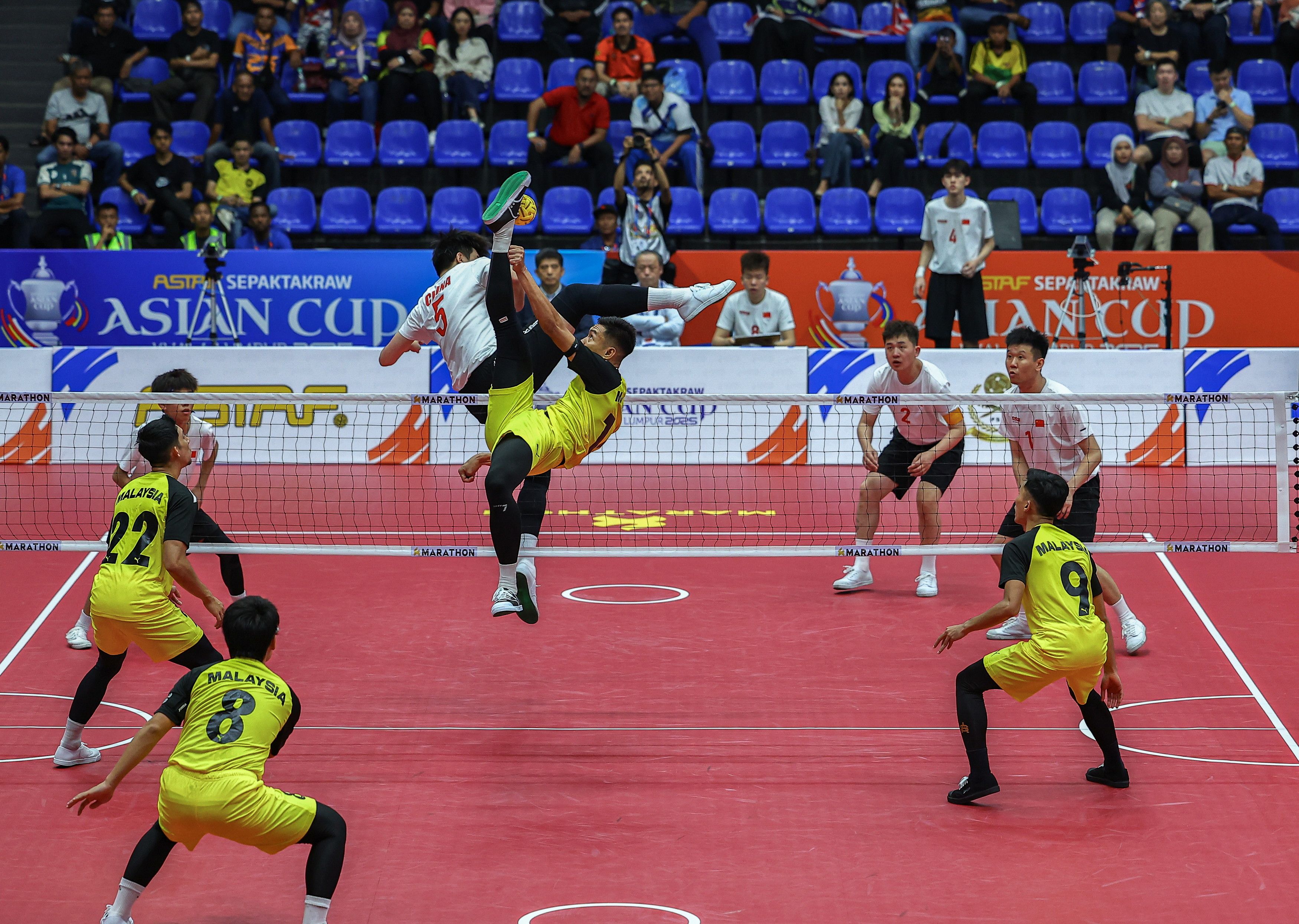 Asian Cup Sepak Takraw: Malaysian quadrant thrashes China