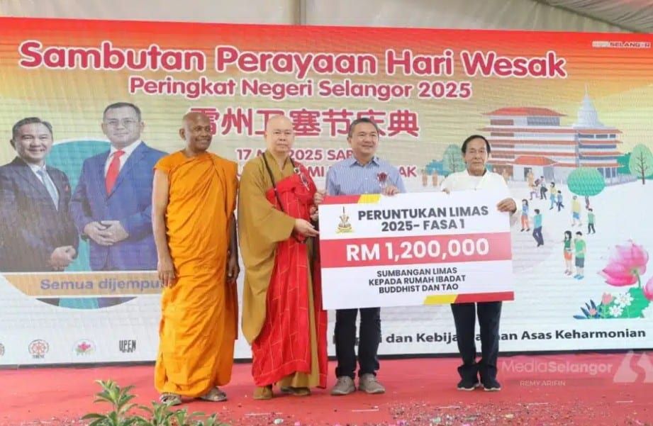 首阶段拨120万予佛教与道教  黄思汉：助各单位提升维修设施