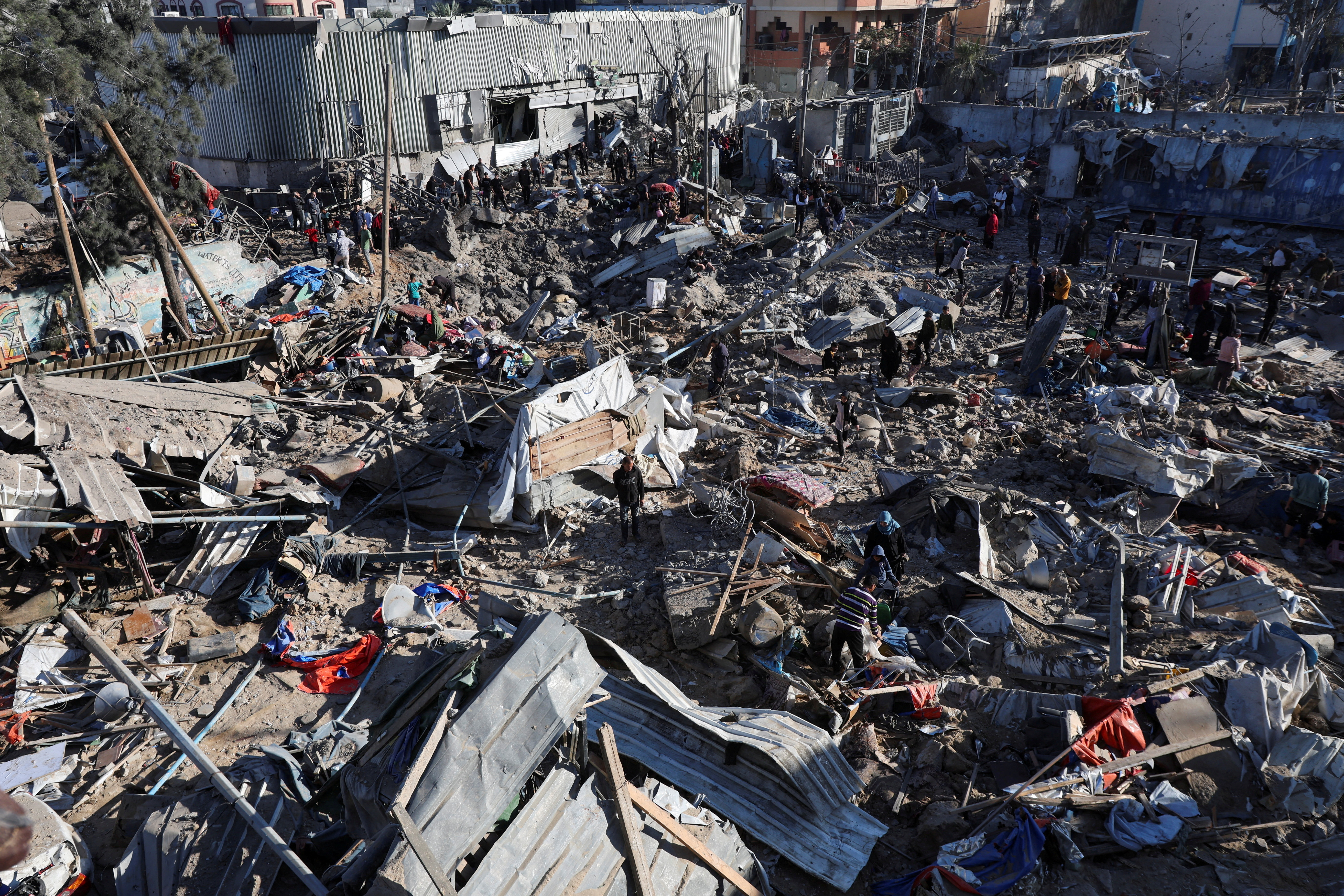 Israeli strikes kill 15 in Gaza school housing displaced families