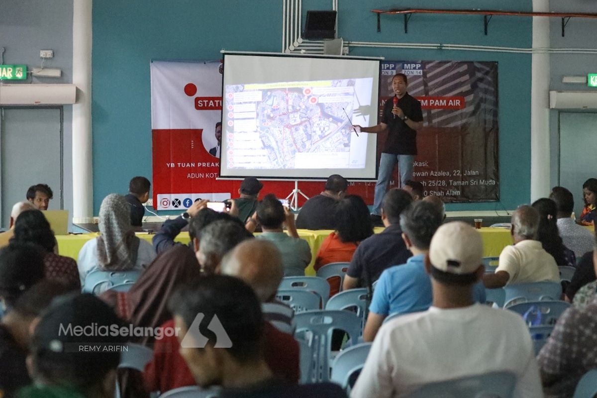 哥打哥文宁办水灾说明会  提供准确防洪资讯解疑虑　