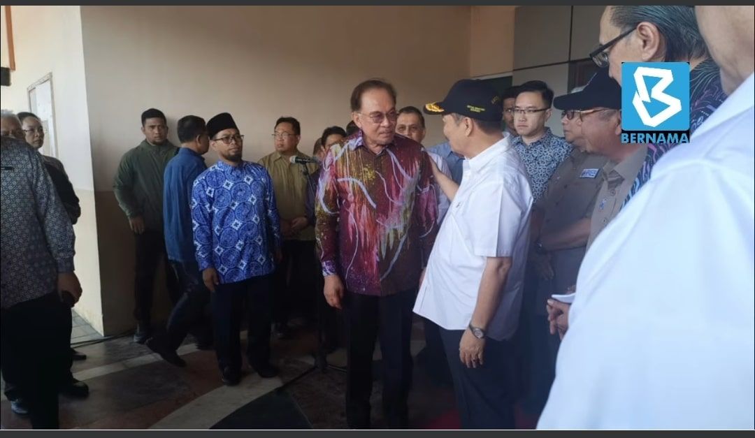 安华拜会沙巴州元首 为昌明人民计划闭幕