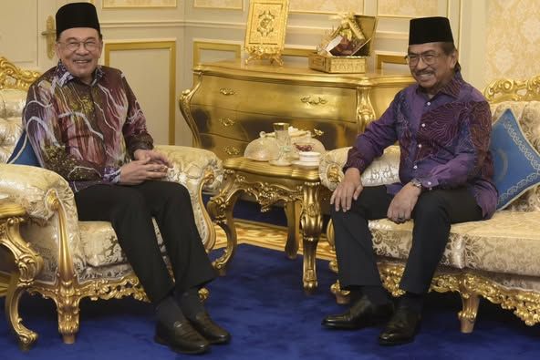 晤州元首谈联邦州政府合作  安华：没讨论解散沙州议会