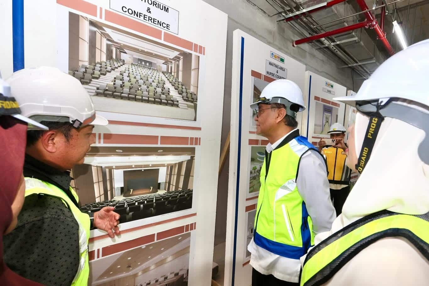 加埔中央医院工程进展顺利  卫长：预计2026年底竣工启用