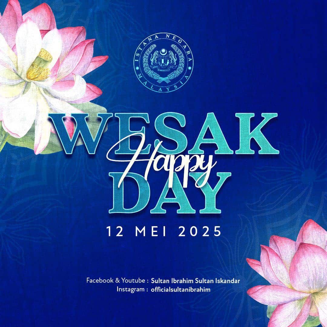 元首伉俪送卫塞节祝福  强调各族须团结互相尊重