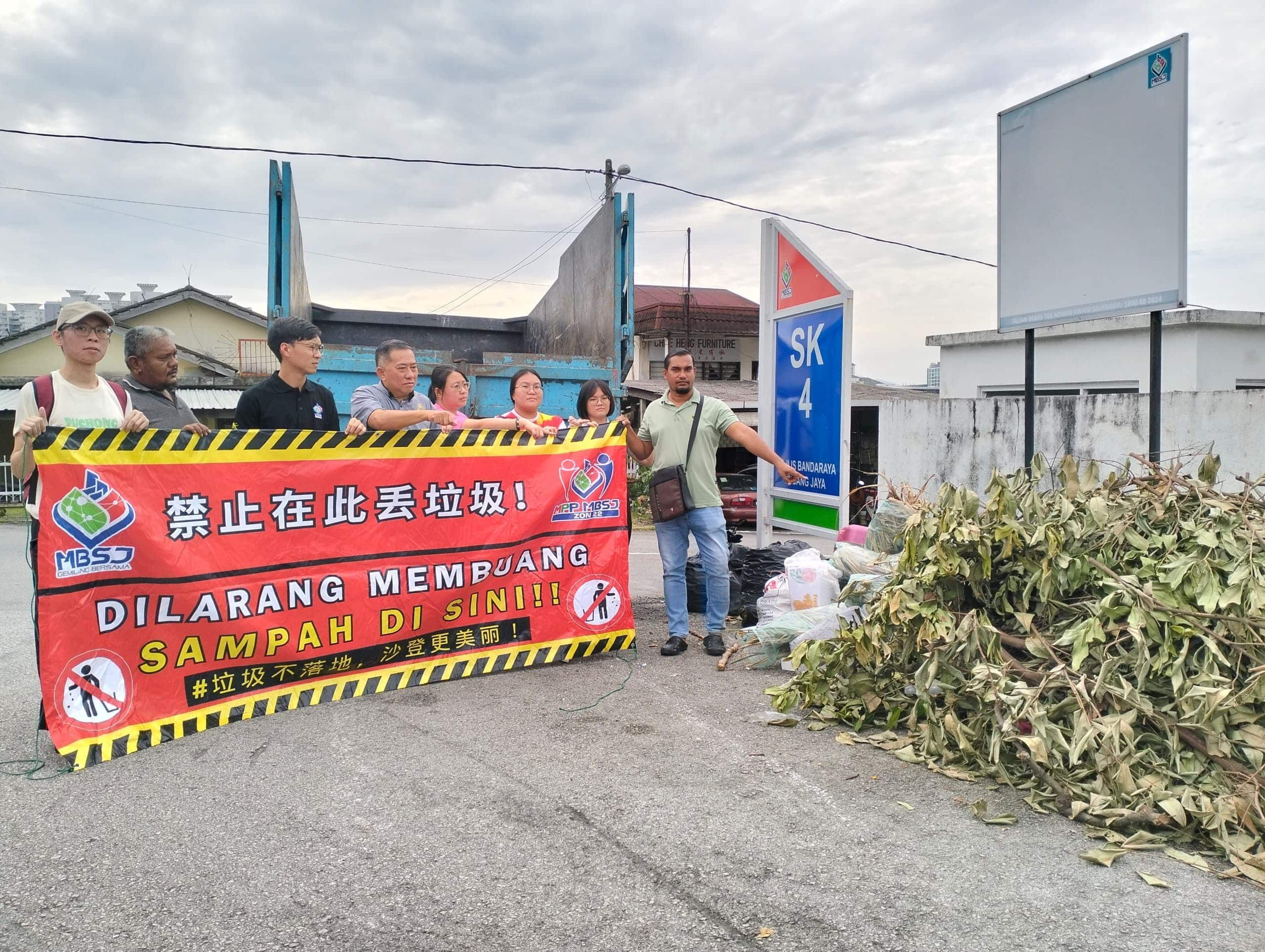 沙登10区沦垃圾黑区  市议员吁举报“垃圾虫”，罚RM1000！