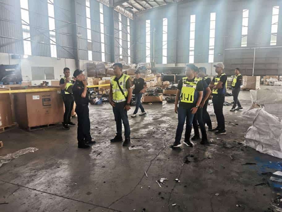 非法储存电子废料被查封 工厂17外籍工落网