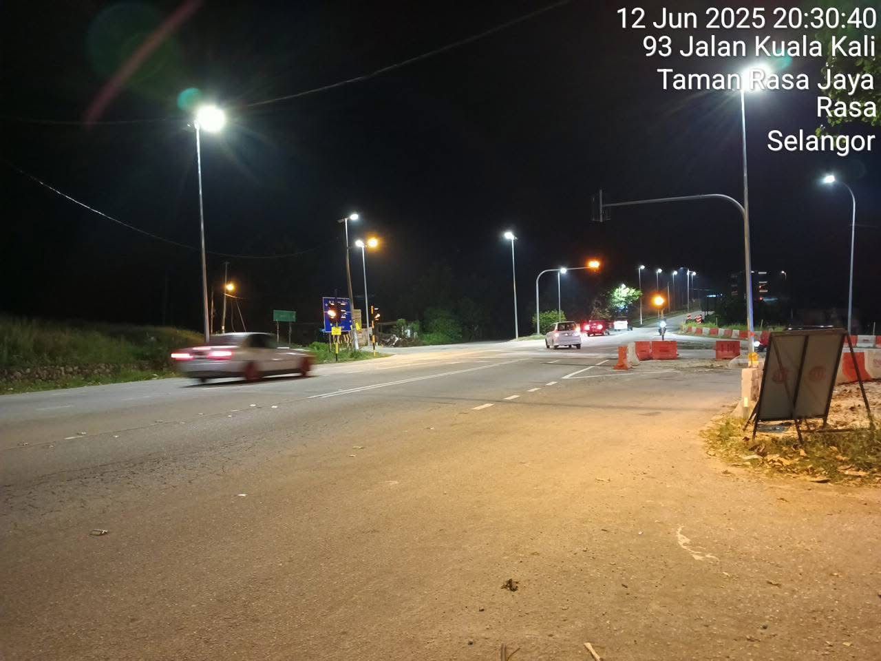 耗资40万提升叻思三岔路口  彭小桃：保障道路使用者安全