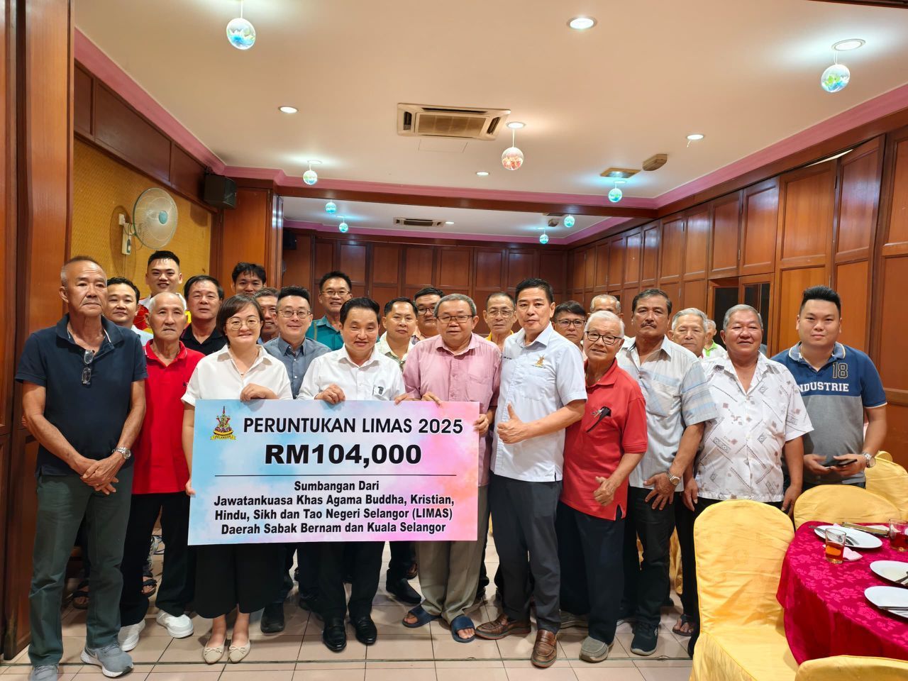 雪州移交首阶段非伊拨款   沙白·瓜雪13宗教组织获逾10万