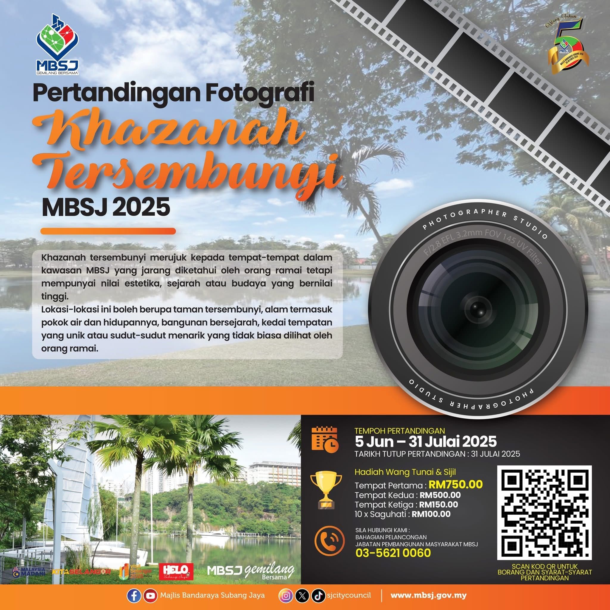 MBSJ anjur pertandingan fotografi, tawar hadiah wang tunai keseluruhan RM2,400