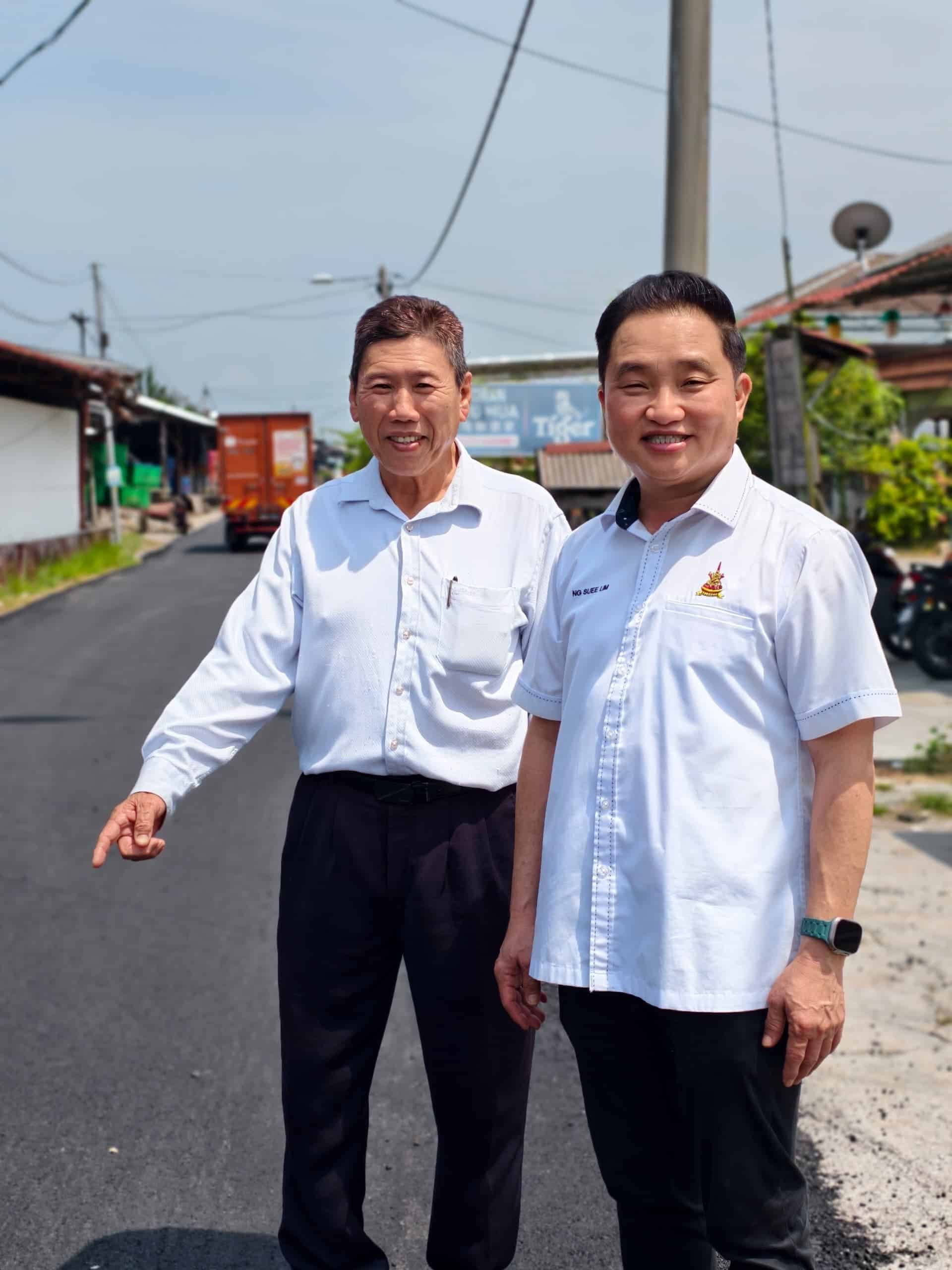 雪州政府拨款5万令吉 重铺适耕庄海口第三巷路