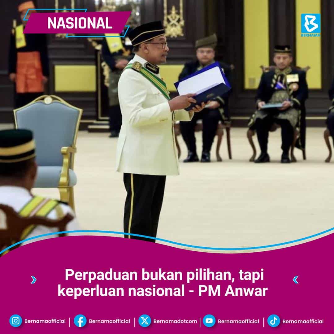 PM: Perpaduan nasional bukan pilihan tetapi keperluan utama