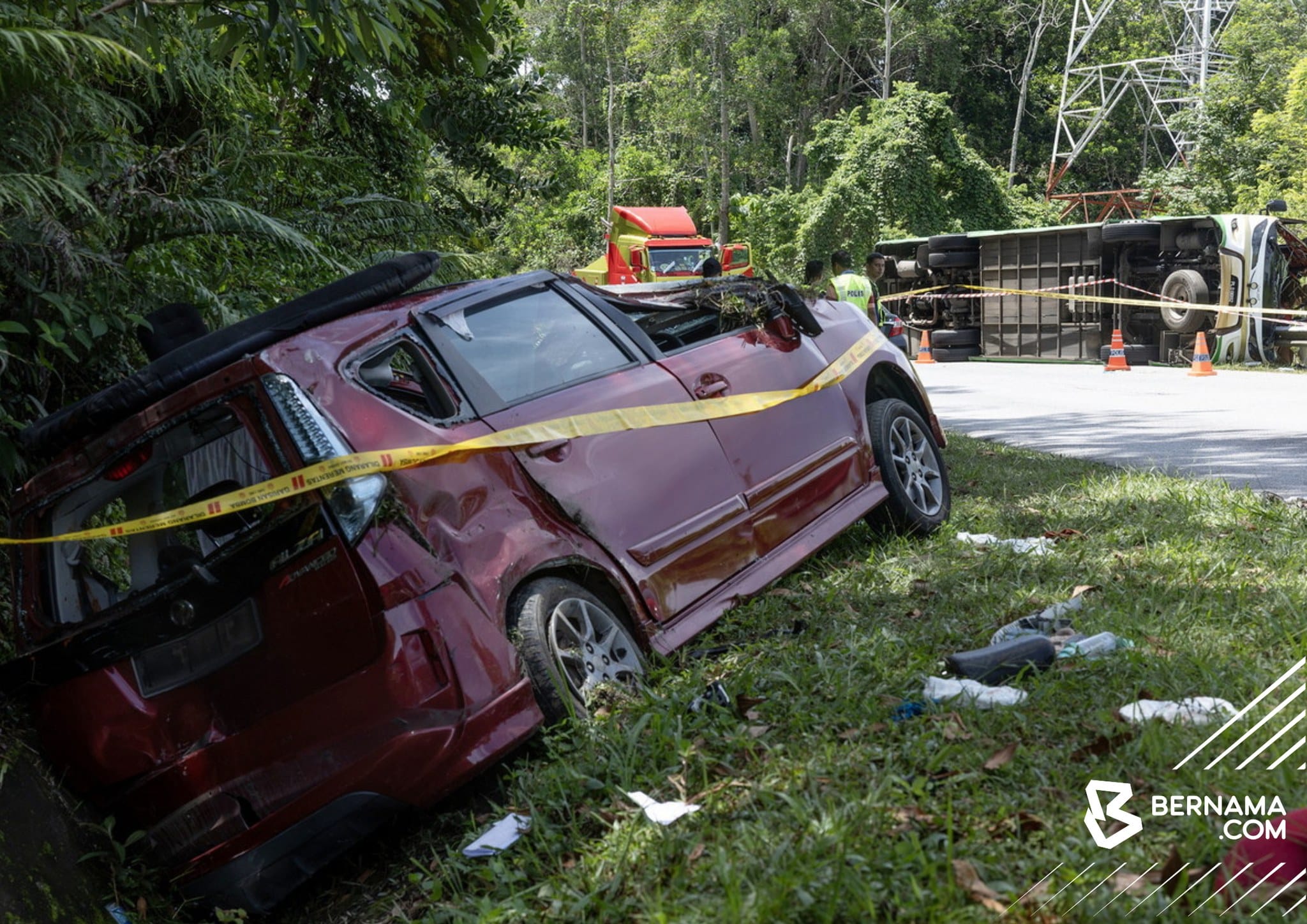 Isteri, anak pemandu Alza ditempat dalam wad sama Hospital Baling