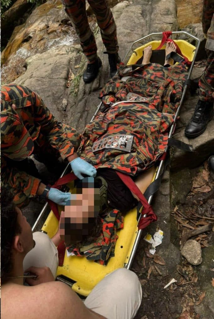 纽西兰女游客从万挠康情瀑布6米处坠落受伤