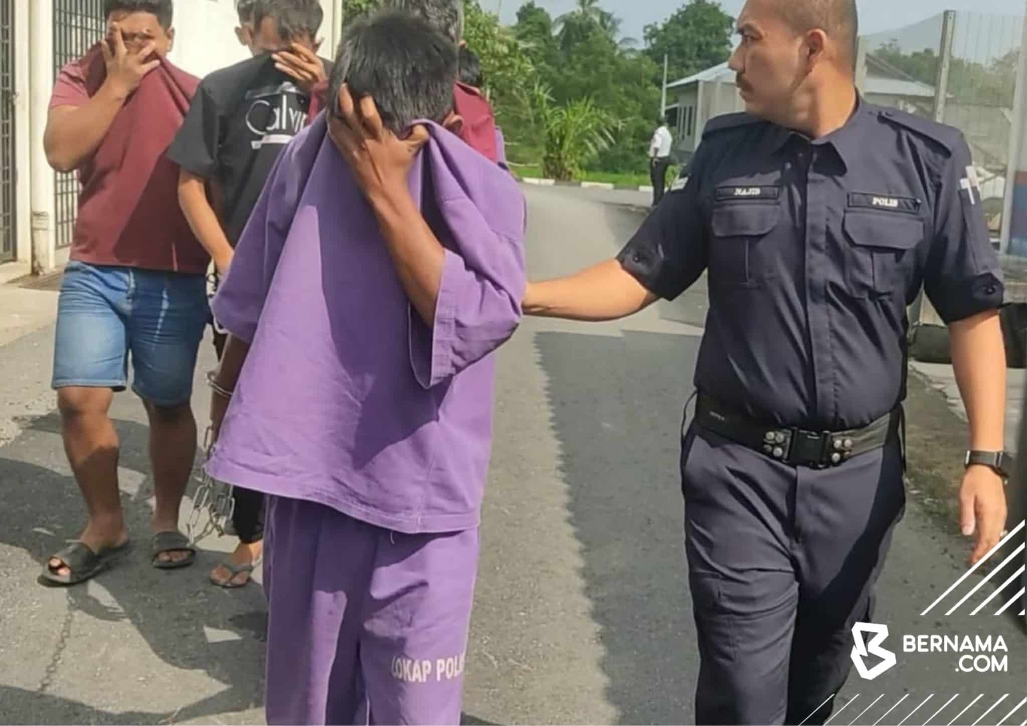 Pemandu bot terbalik di Pulau Perhentian direman