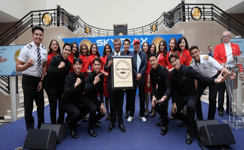 உலகின் சிறந்த குறைந்த கட்டண விமான நிறுவனமாக மீண்டும் ஏர் ஆசியா அங்கீகாரம்