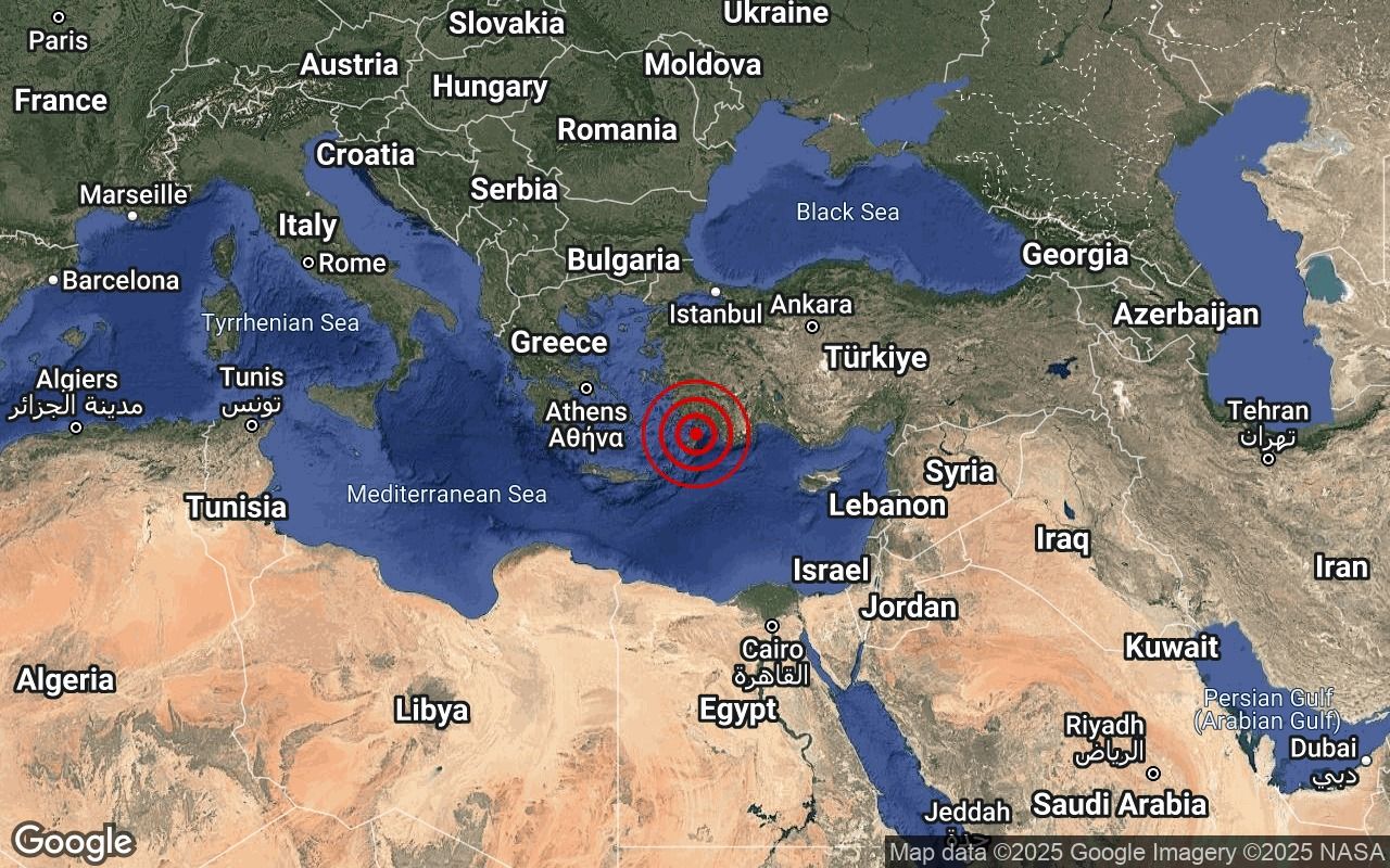 希腊多德卡尼斯群岛 今早6.1级强震