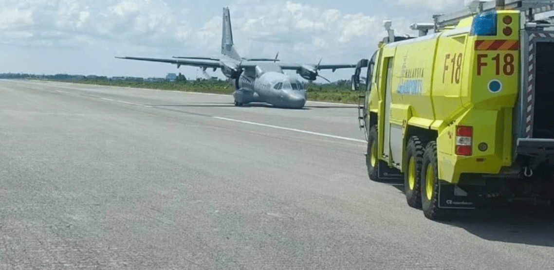 கூச்சிங்கில் விமானம் ஓடுபாதையில் விபத்து