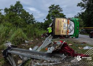 Polis: Siasatan awal dapati bas bawa pelajar UPSI langgar belakang Alza