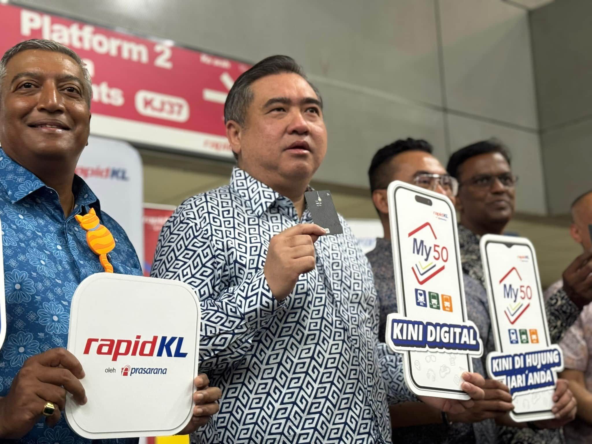 7月1日起可用TNG电子钱包   陆兆福：更新MY50公交月票