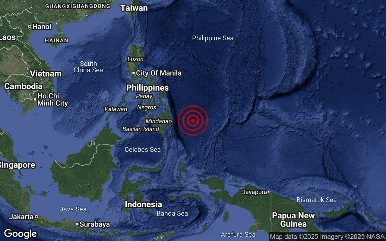 菲律宾再地震！  群岛东部今早6.1级强震