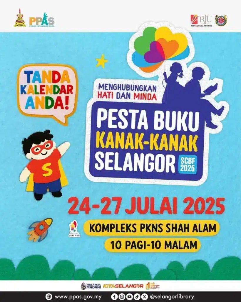 ஜூலையில் 4 நாட்கள் சிலாங்கூர் குழந்தைகள் புத்தகக் கண்காட்சி ஏற்பாடு