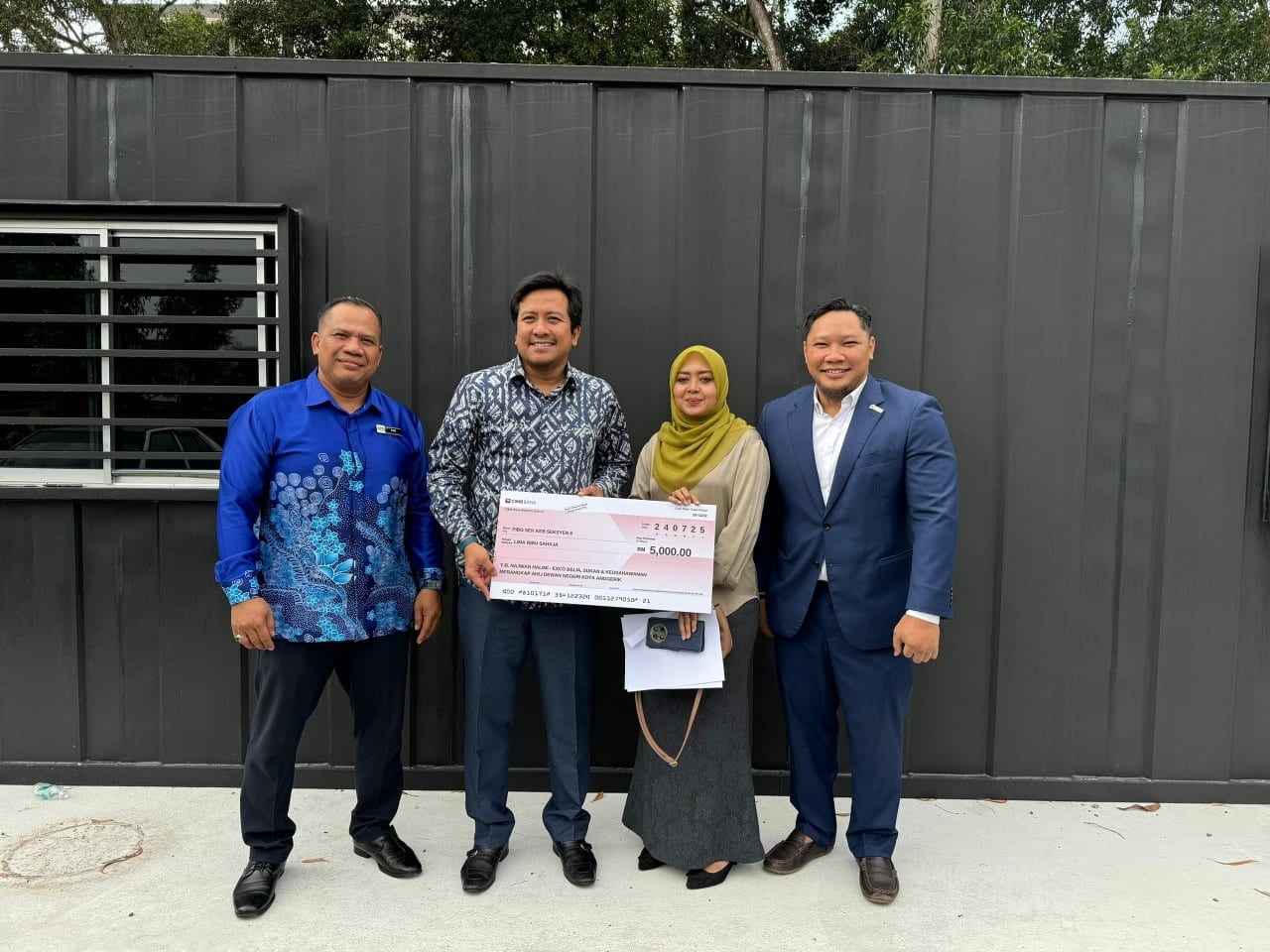 SK Seksyen 6 terima dana RM5,000, tampung kos beli kabin alatan sukan