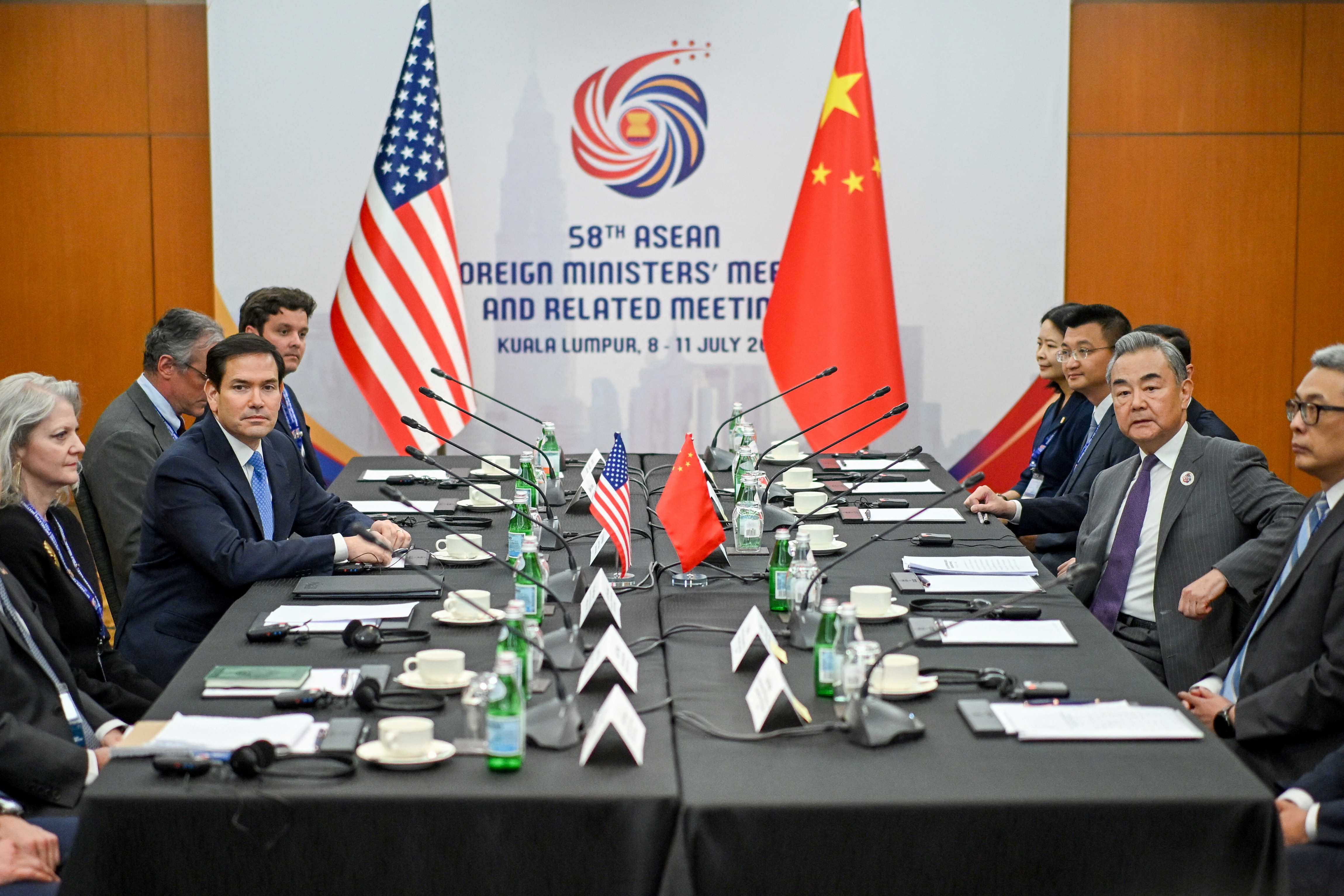 Rubio meets Wang amid trade tensions, says good chance of Trump-Xi talks