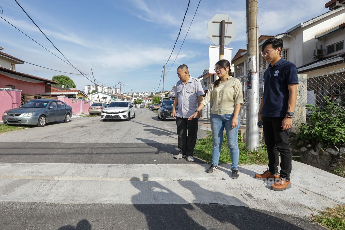 沙登和平路今晚起铺路两天   村长吁商民体谅配合