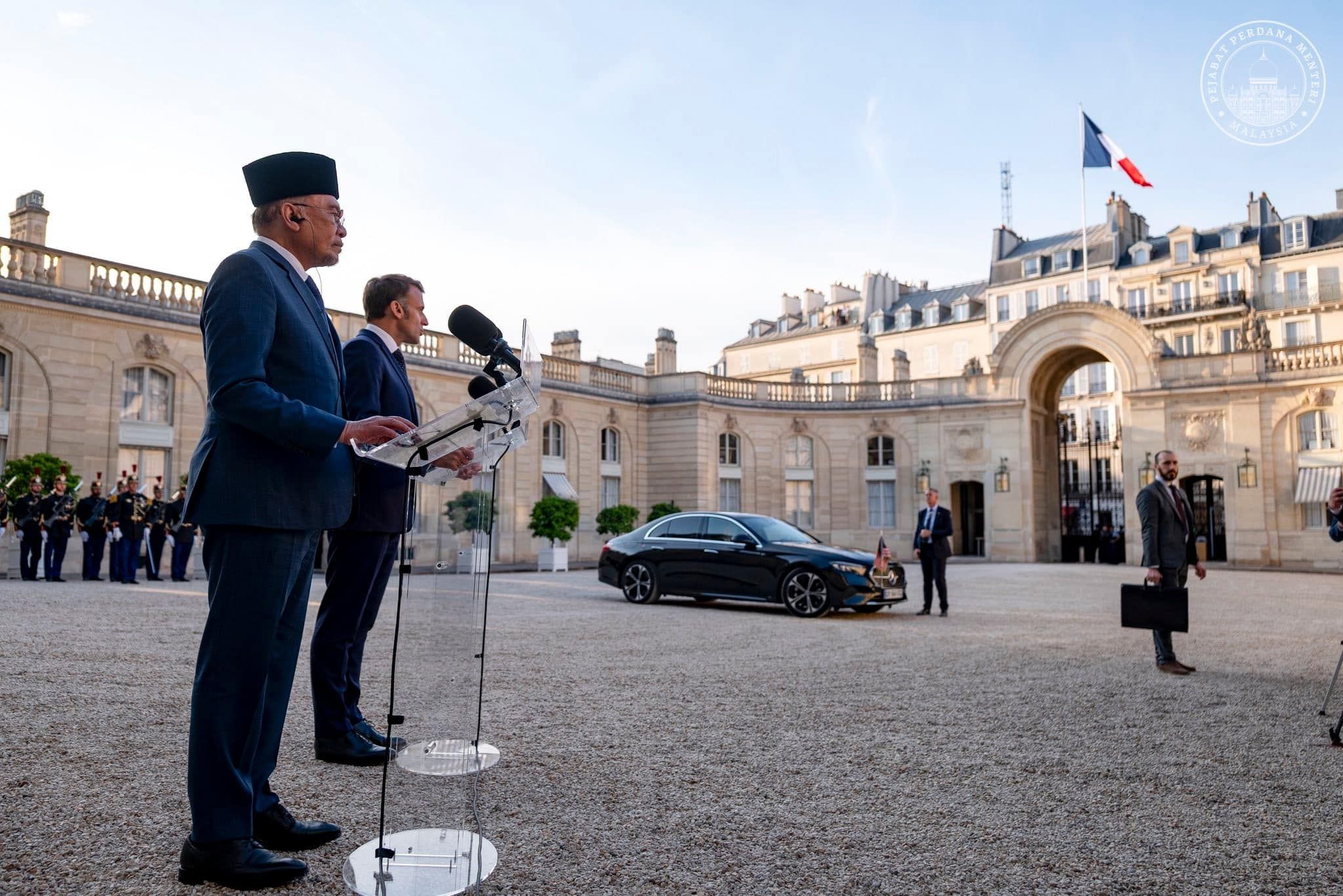 大马法国重申加沙停火人道援助立场