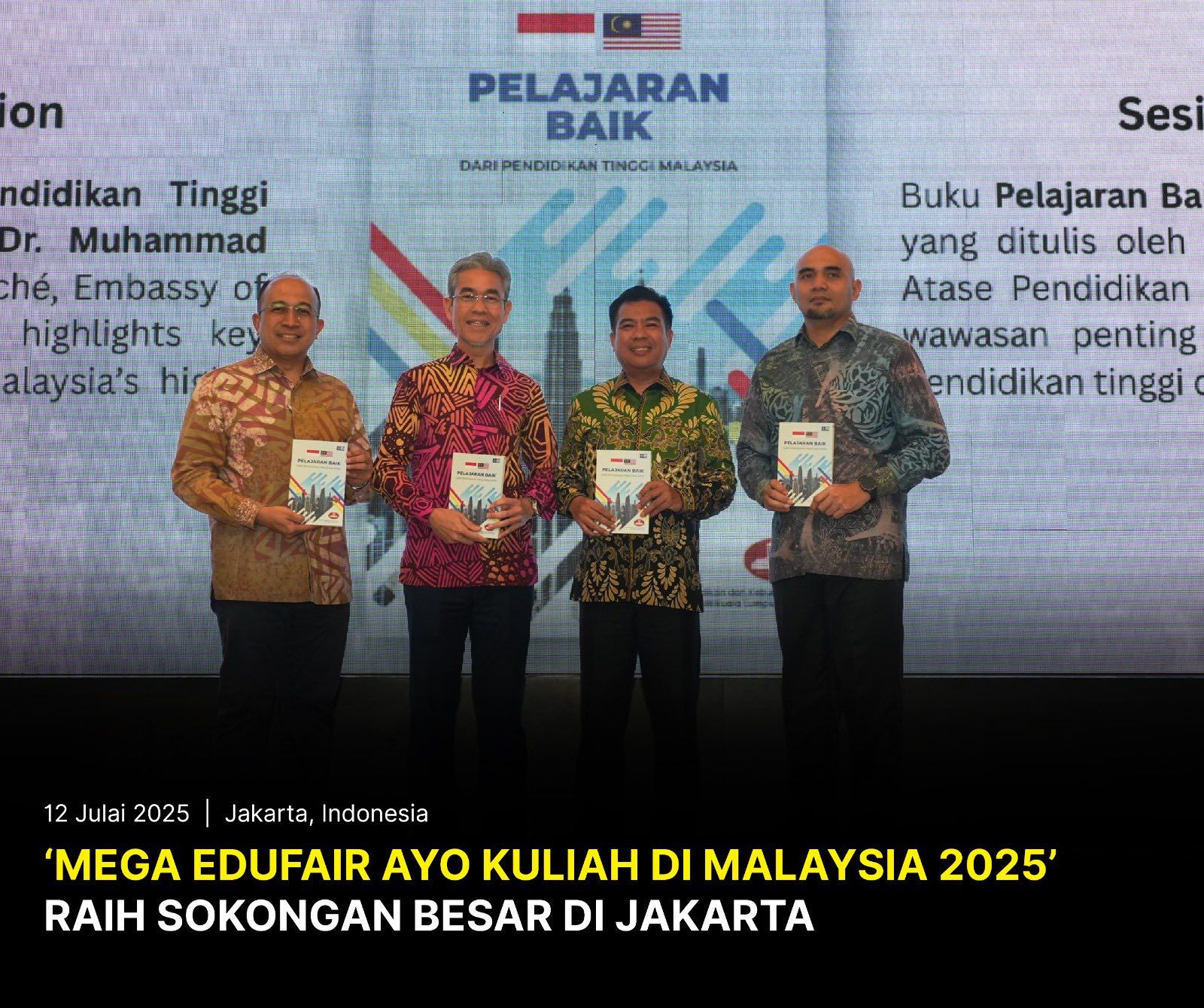 Malaysia anjur pameran pendidikan tinggi terbesar di Indonesia