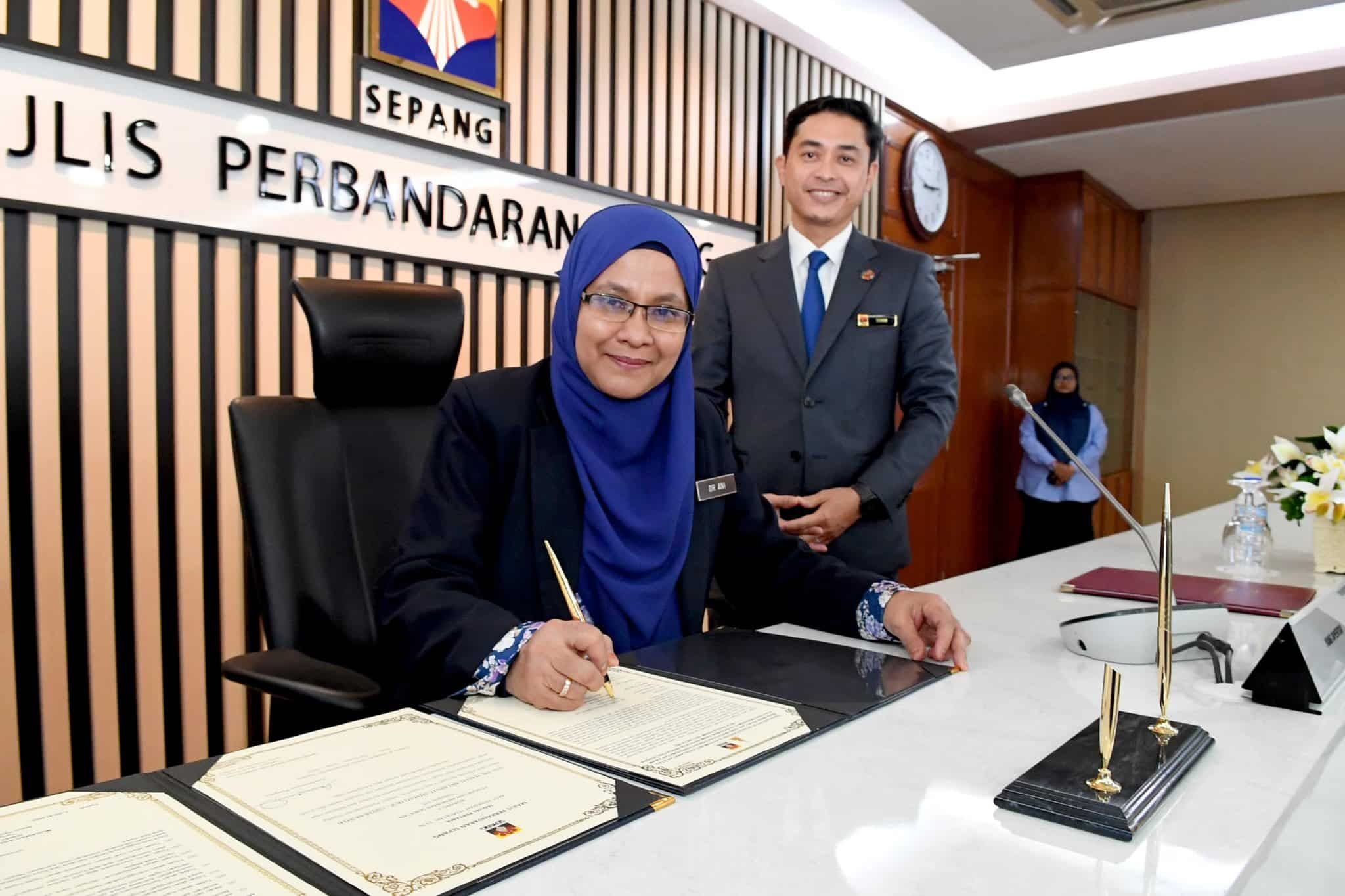 艾妮宣誓就任雪邦市会主席     誓打造清洁.永续.宜居城市