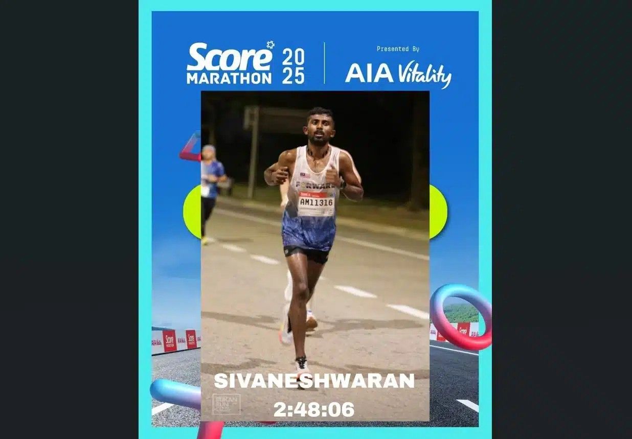 ஜி.சிவனேஷ்வரன் தனது முதல் தோற்றத்தில் ஸ்கோர் மராத்தான் 2025 ஐ வென்றார்