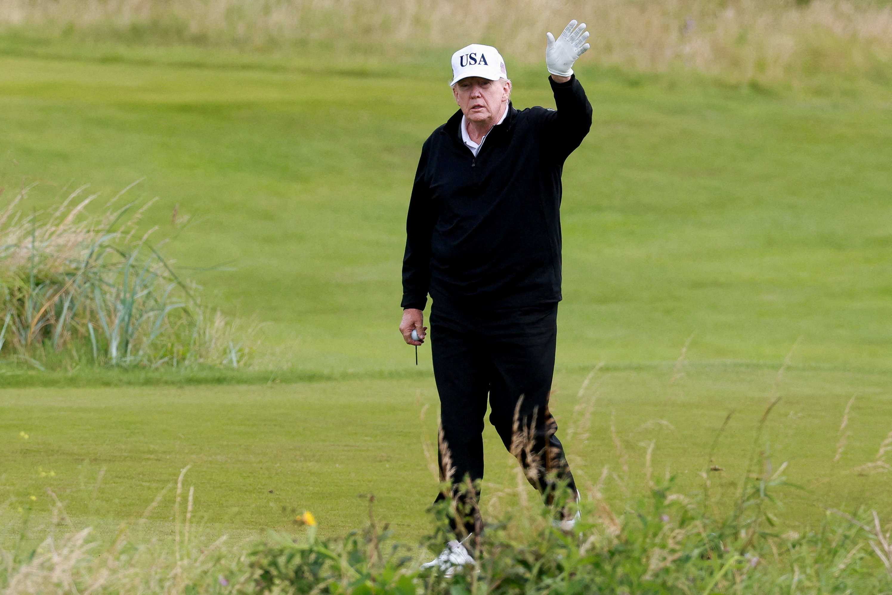 Hundreds protest Trump's visit to Scotland amid heavy security