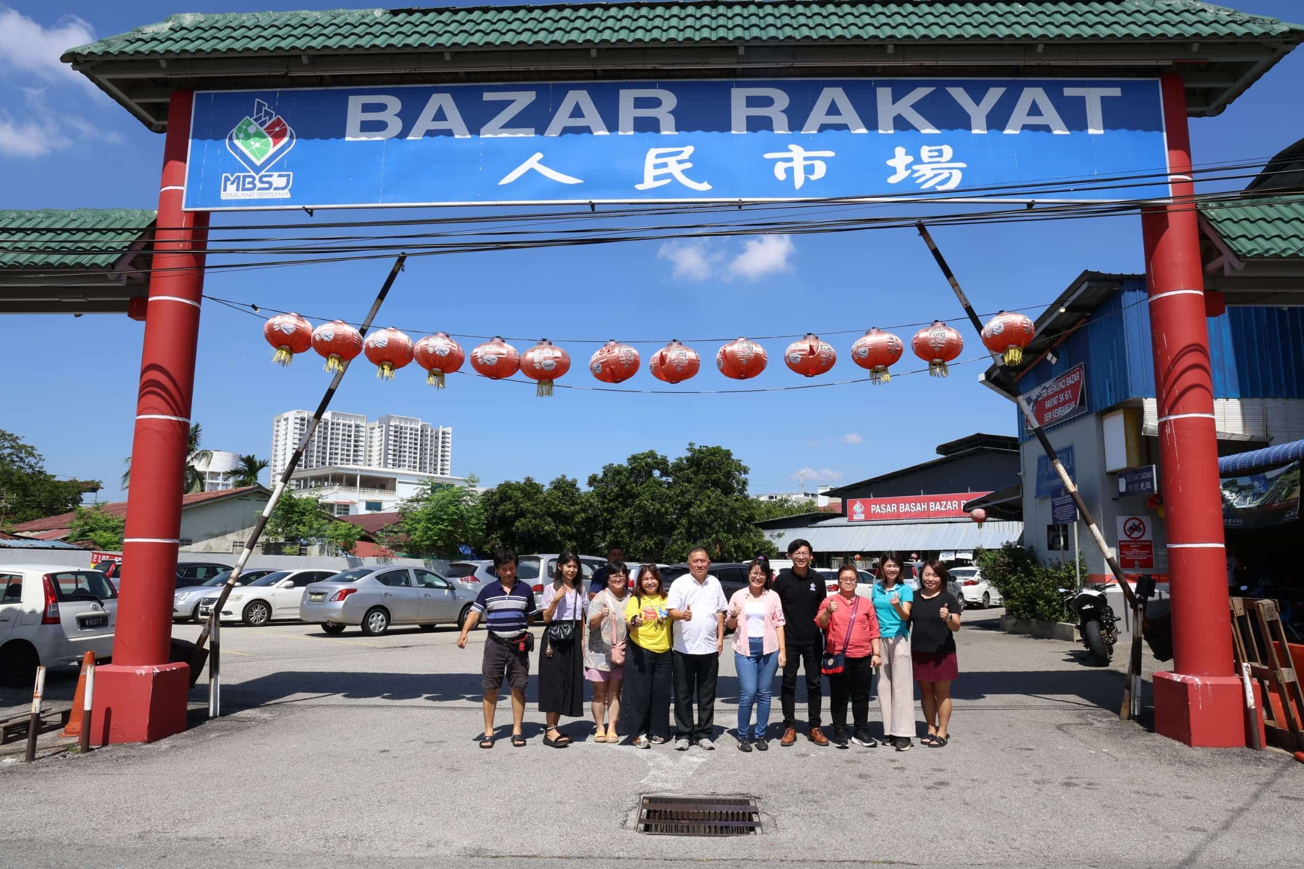 梳邦再也市厅与市议员拨1万提升基设  让沙登人民巴刹更舒适干净安全